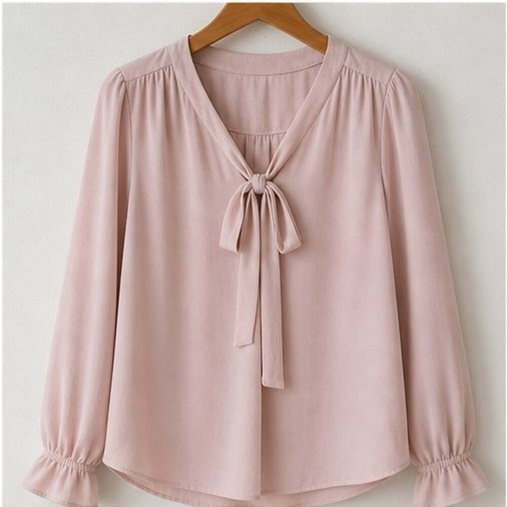 Blush Ruffle Blouse